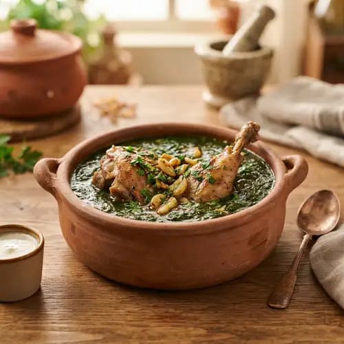 Molokhia with Rabbit