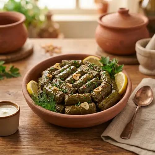 Stuffed Grape Leaves