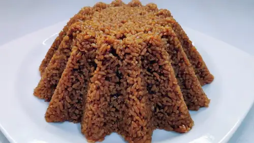 أرز أحمر سادة