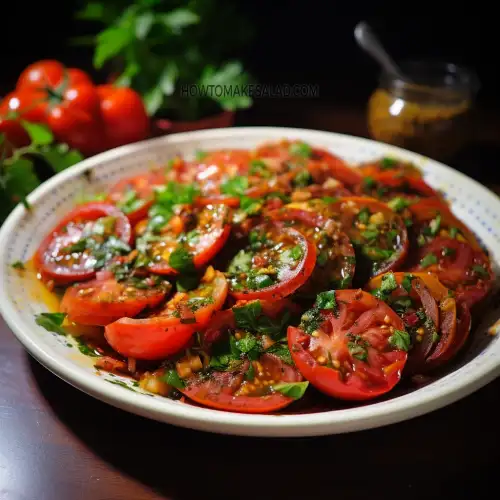 سلطة طماطم متبلة