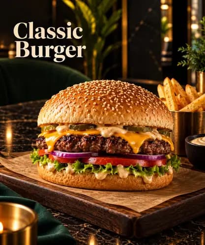 Beef Burger Sandwich