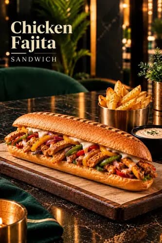 chicken fajita sandwich