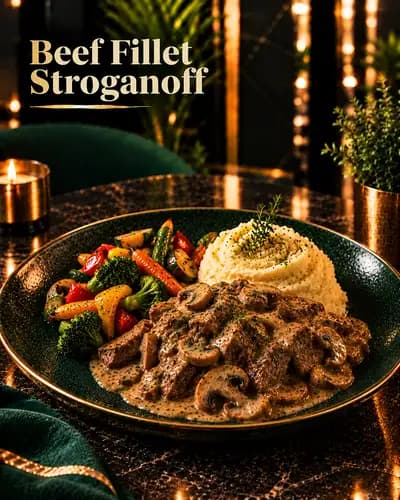 Beef Fillet Stroganoff