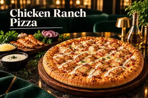 Chicken Ranch Pizza