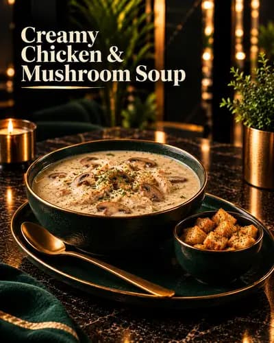 Chicken & Mushroom Cream Soup