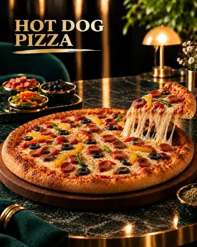 Hot Dog Pizza