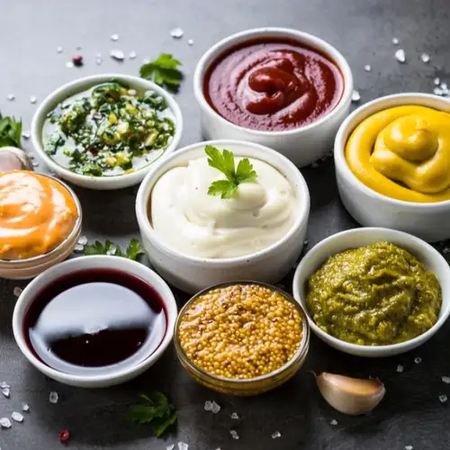 Any type of sauce